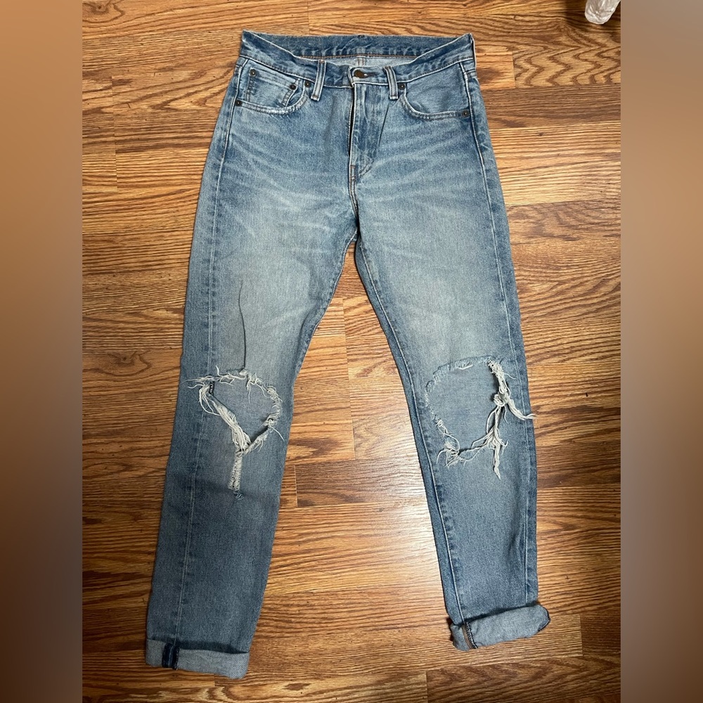 Distressed Levi’s 505